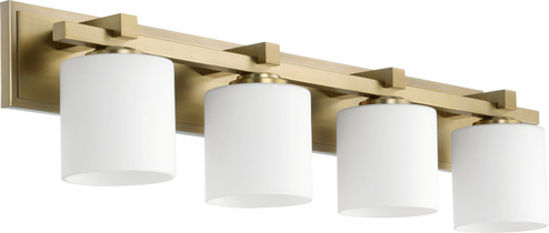 Kaplan Four Light Vanity in Aged Brass (19|5369480)