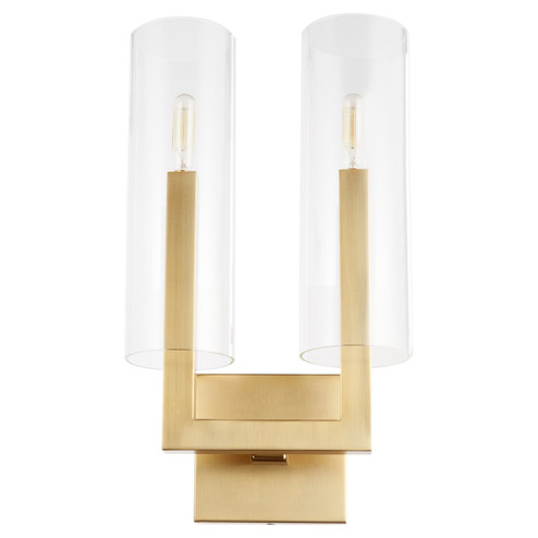 Harbin Two Light Wall Mount in Aged Brass (19|5277280)