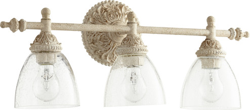 5257 Vanities Three Light Vanity in Persian White|Clear Seeded (19|5257370)