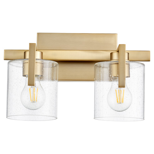 5190 Lighting Series Two Light Vanity in Aged Brass (19|5190280)