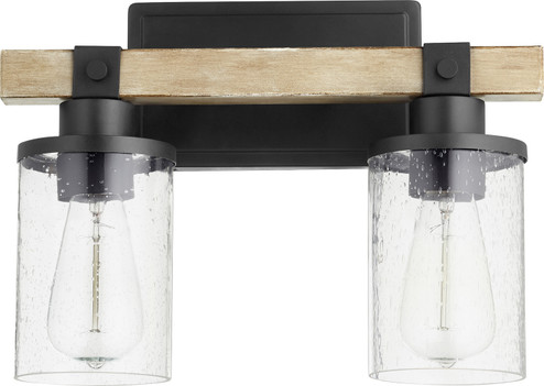 Alpine Two Light Vanity in Textured Black|Driftwood (19|5189269)