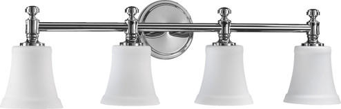 5122 Satin Opal Vanities Four Light Vanity Light in Chrome (19|5122414)