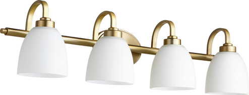 Reyes Four Light Vanity in Aged Brass (19|50604180)