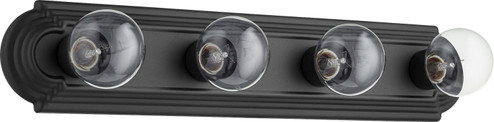 5049 Stepped Vanities Four Light Vanity in Textured Black (19|5049469)
