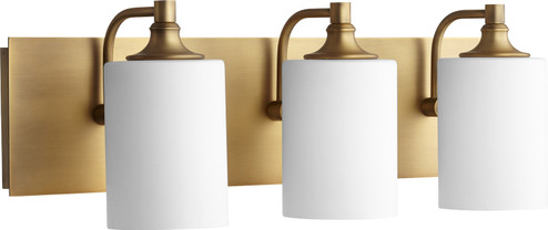 Celeste Three Light Vanity in Aged Brass (19|5009380)