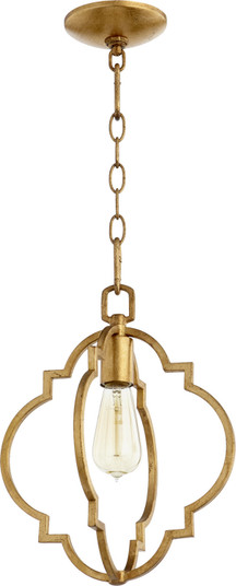 Dublin One Light Pendant in Gold Leaf (19|384274)