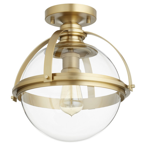 One Light Ceiling Mount in Aged Brass (19|381380)