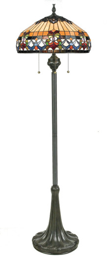 Belle Fleur Three Light Floor Lamp in Vintage Bronze (10|TFBF9362VB)