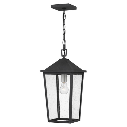 Stoneleigh One Light Outdoor Hanging Lantern in Mottled Black (10|STNL1909MB)