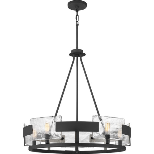 Stratum Five Light Chandelier in Royal Ebony (10|STM5005BA)