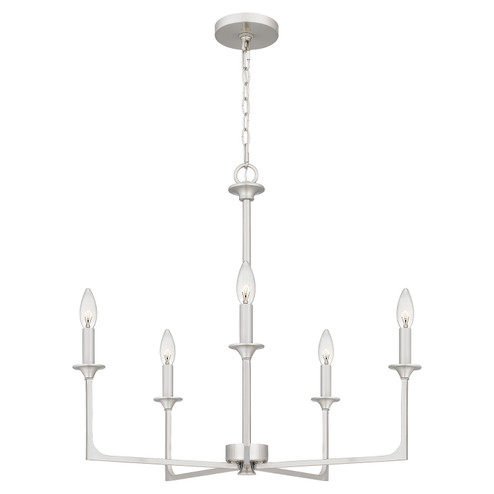 Prescott Five Light Chandelier in Brushed Nickel (10|PRC5026BN)