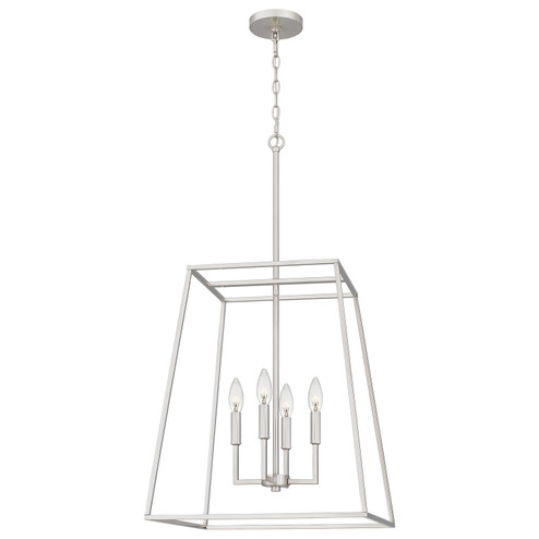 Prescott Four Light Pendant in Brushed Nickel (10|PRC2818BN)