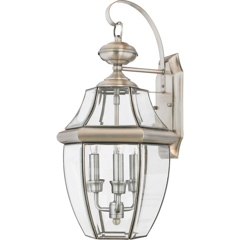 Newbury Three Light Outdoor Wall Lantern in Pewter (10|NY8318P)