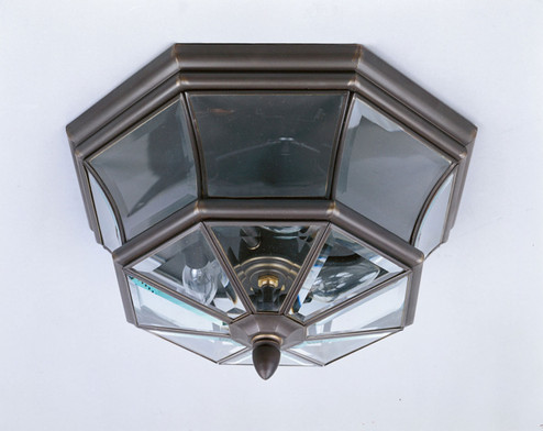 Newbury Three Light Outdoor Flush Mount in Medici Bronze (10|NY1794Z)