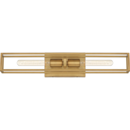 Leighton Two Light Bath in Weathered Brass (10|LGN8624WS)