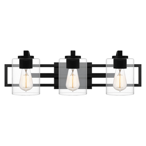 Lansdowne Three Light Bath in Matte Black (10|LANS8624MBK)