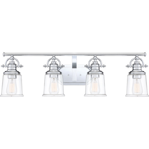 Grant Four Light Bath Fixture in Polished Chrome (10|GRT8604C)