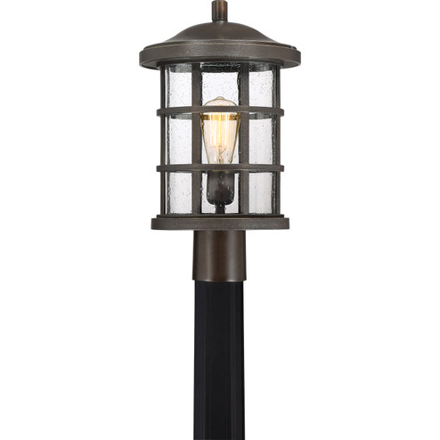 Crusade One Light Outdoor Post Mount in Palladian Bronze (10|CSE9010PN)