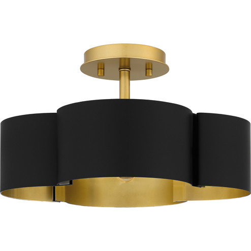 Balsam Four Light Semi-Flush Mount in Matte Black (10|BSM1714MBK)