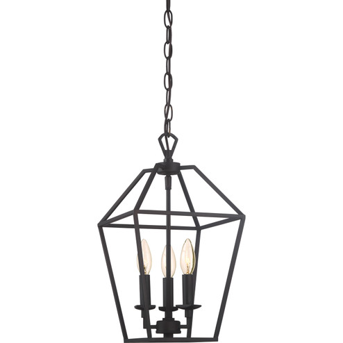 Aviary Three Light Foyer Pendant in Palladian Bronze (10|AVY5203PN)