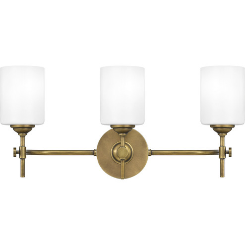 Aria Three Light Bath in Weathered Brass (10|ARI8622WS)