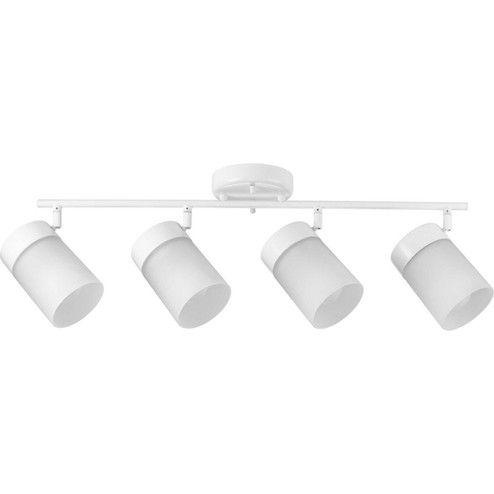 Ridgecrest Four Light Head Track in Satin White (54|P900012028)