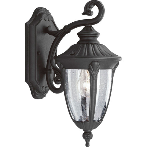 Meridian One Light Wall Lantern in Textured Black (54|P582031)