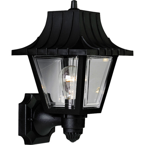 Mansard One Light Wall Lantern in Black (54|P581431)