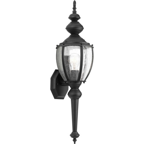 Roman Coach One Light Wall Lantern in Black (54|P576731)