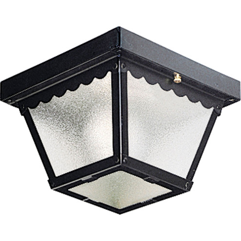 Ceiling Mount One Light Outdoor Flush Mount in Black (54|P572731)