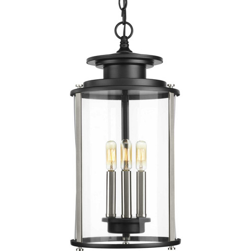 Squire Three Light Hanging Lantern in Black (54|P550012031)