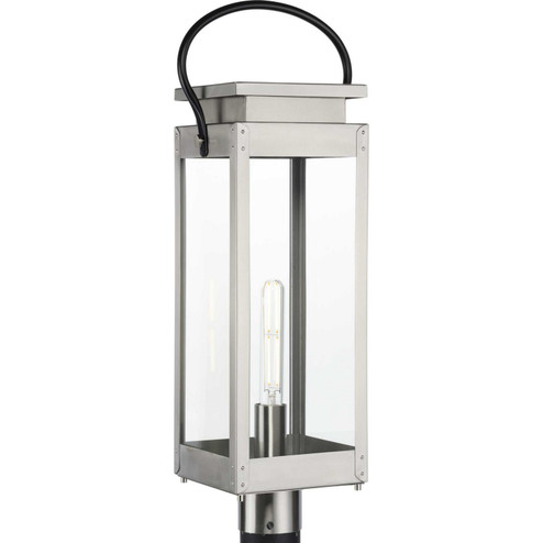 Union Square One Light Post Lantern in Stainless Steel (54|P540046135) Union Square One Light Post Lantern in Stainless Steel (54|P540046135)