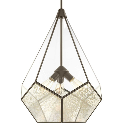Cinq Three Light Pendant in Antique Bronze (54|P532220)