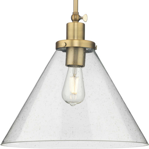 Hinton One Light Pendant in Vintage Brass (54|P500384163)