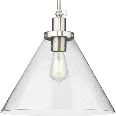 Hinton One Light Pendant in Brushed Nickel (54|P500384009)