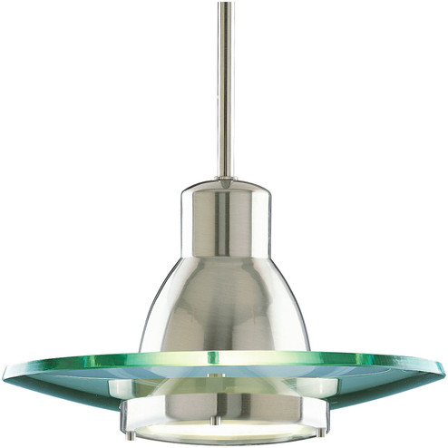Glass Pendants One Light Pendant in Brushed Nickel (54|P500309)