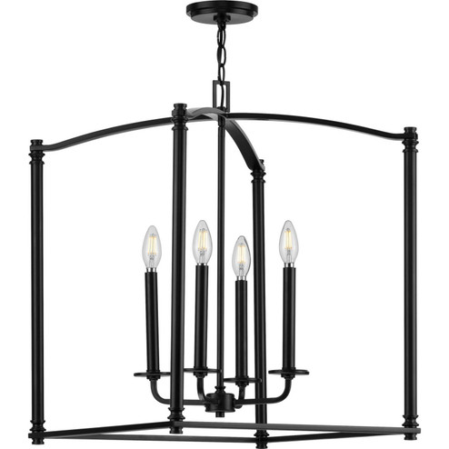 Winslett Four Light Foyer Pendant in Black (54|P500240031)