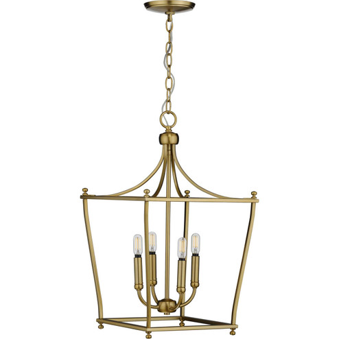 Parkhurst Four Light Foyer Pendant in Brushed Bronze (54|P500214109)