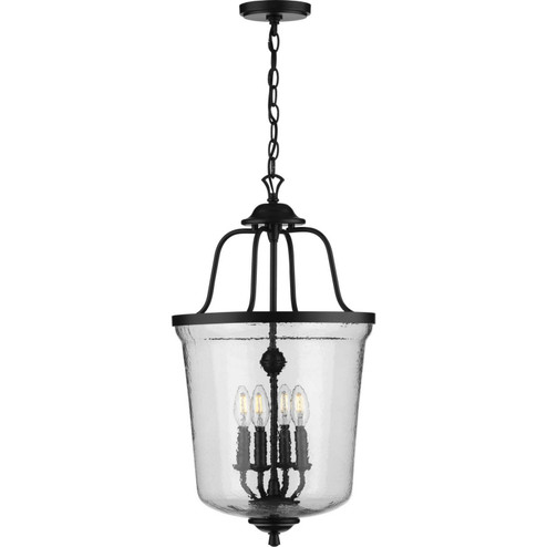 Bowman Four Light Foyer Pendant in Black (54|P500207031)