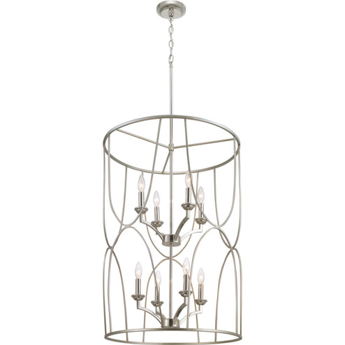 Landree Eight Light Foyer Pendant in Silver Ridge (54|P500177134) Landree Eight Light Foyer Pendant in Silver Ridge (54|P500177134)