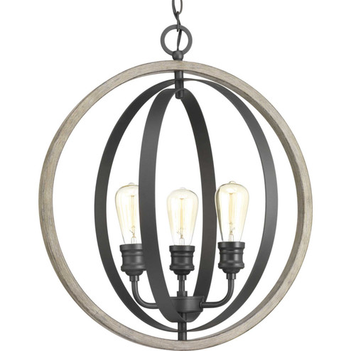 Conestee Three Light Pendant in Graphite (54|P500093143)