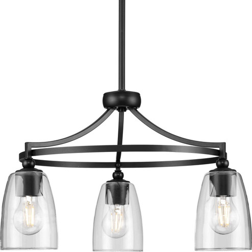 Parkhurst Three Light Chandelier in Matte Black (54|P40029531M)