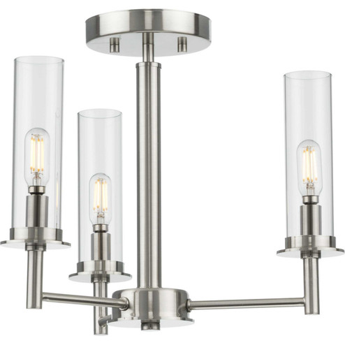 Kellwyn Three Light Chandeler in Brushed Nickel (54|P400250009)