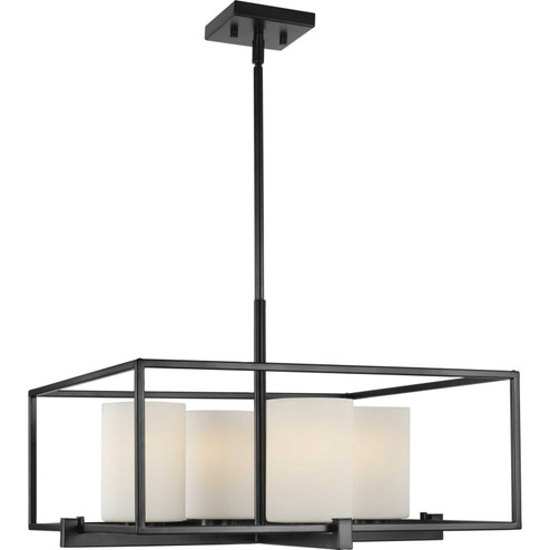 Chadwick Four Light Chandelier in Black (54|P400226031)