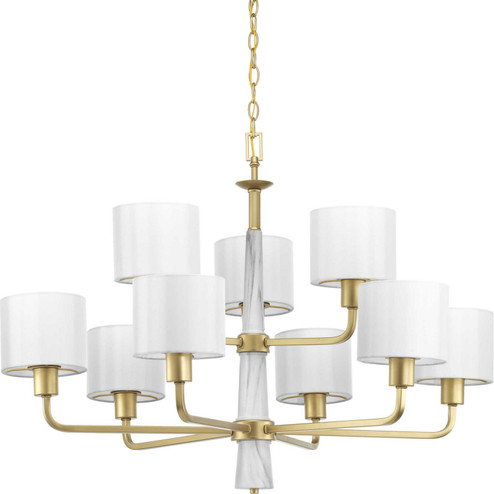 Palacio Nine Light Chandelier in Vintage Gold (54|P400099078)