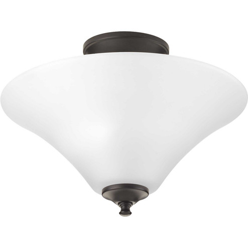 Joy-Bravo Two Light Semi-Flush Mount in Antique Bronze (54|P385520W)
