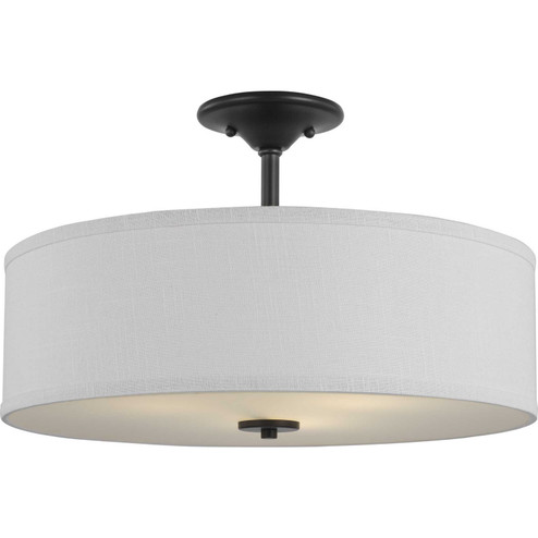 Inspire Three Light Semi Flush Mount in Graphite (54|P350167143)