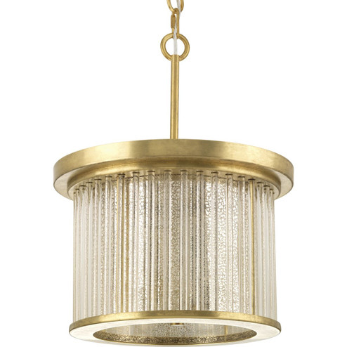 Point Dume-Sequit Point Three Light Semi Flush Mount in Brushed Brass (54|P350142160)