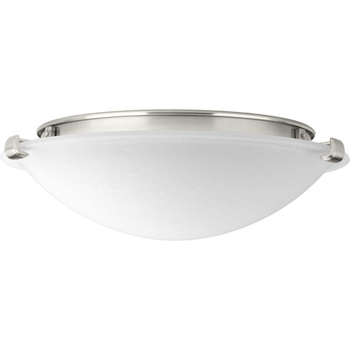 Linen Dome Led LED Flush Mount in Brushed Nickel (54|P35005500930)