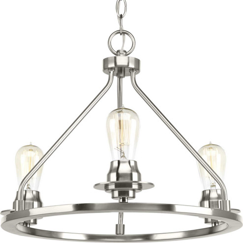 Debut Three Light Semi-Flush Convertible in Brushed Nickel (54|P350036009)